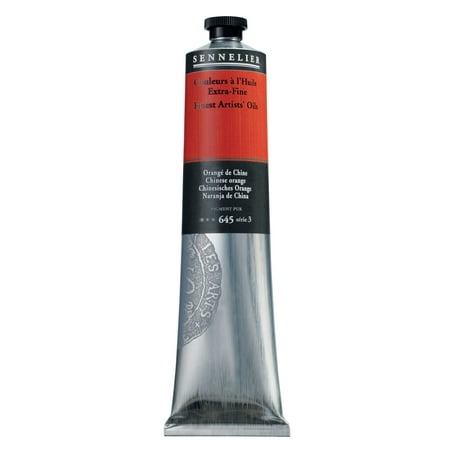 UPC: 3046450468936 | Sennelier Artists Oil Color 200ml Tube Chinese Orange S3
