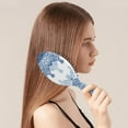 thumbnail image 3 of Leafy Scalp Massage Brush - Reduces Hair Loss & Static, Ideal for Medium to Long Hair, 3 of 7