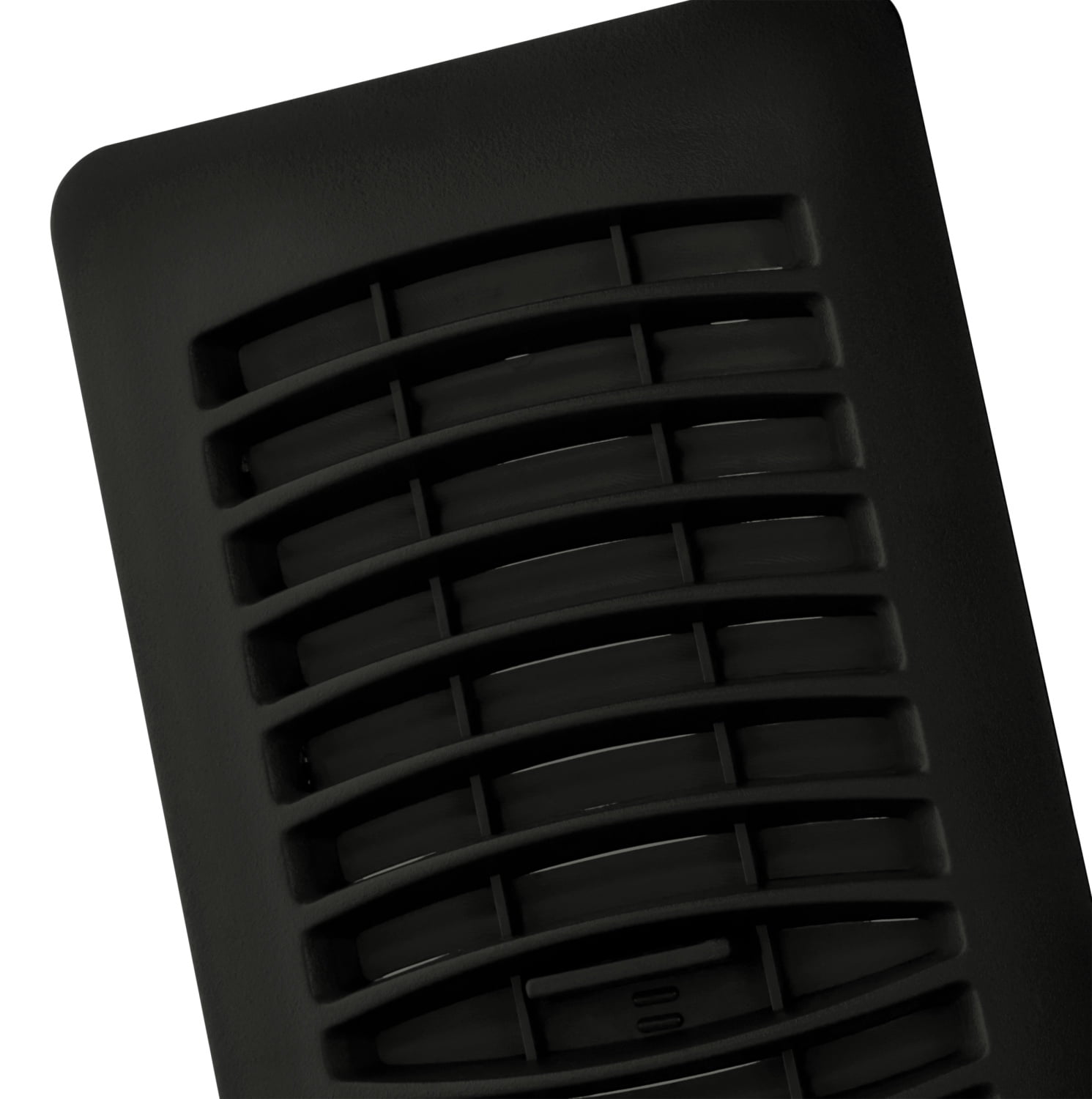 (5 pack) Imperial 4-inch x 10-inch Black Plastic Louvered, Floor Register, Rectangular, Household Vent Cover