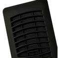 thumbnail image 3 of Imperial 4-inch x 12-inch Black Plastic Louvered, Floor Register, Rectangular, Household Vent Cover, 3 of 7