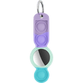 thumbnail image 2 of IJOY Silicone Pop Airtag Holder - Purple Turquoise, 2 of 3