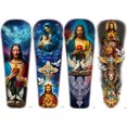 thumbnail image 2 of (I) (Juego 74-77) 4 Uds pegatinas tatuaje brazo serie personajes Cristo pegatinas tatuaje corporal 170x480mm, 2 of 9