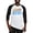 Black/White, variant on CafePress - Vote Peace Baseball Jersey - Cotton Baseball Jersey, 3/4 Raglan Sleeve Shirt