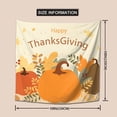 thumbnail image 5 of YFYANG Thanksgiving Pumpkin Pattern Tapestry, Bedroom Dormitory Living Room Decoration Tapestrys Wall Hanging , 59 x 59 in, 5 of 9
