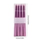 thumbnail image 3 of Velas Cónicas Bañadas En Parafina Velas cónicas electrochapadas moradas de 4 piezas, velas de cera de poste largo para decoración romántica de bodas y restaurantes. JASKFLY, 3 of 8