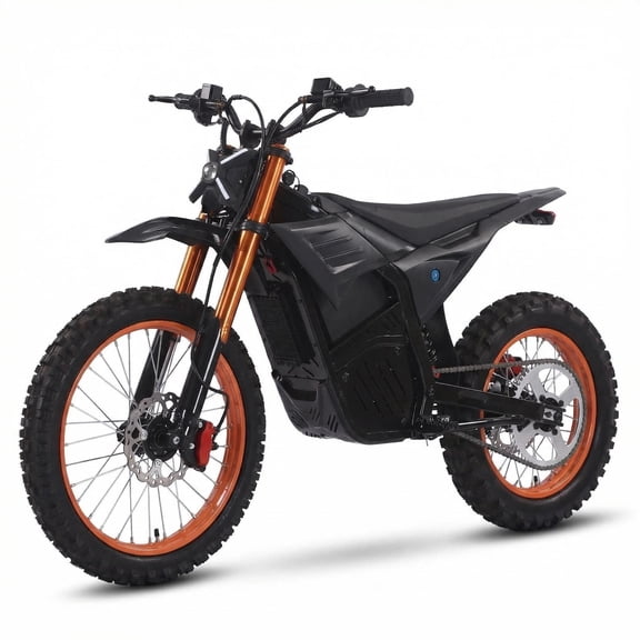 V7 Electric Dirt Bike for Teens and Adult 3,000 W Mid-Drive Motor 48 V 20.8 Ah Battery 37MPH