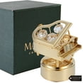 thumbnail image 2 of Matashi Music Box Valentine’s Day Gift for Wife, 24K Gold Plated Swan Lake Piano with Crystals, Decorative Tabletop Showpiece for Her, Girlfriend, Home Decor, 2 of 7