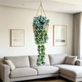 thumbnail image 5 of Ouuluon Fake Flowers Artificial Wisteria Hanging Flowers, 33in Realistic Silk Fake Wisteria Vine Garland for Wedding Arch Wall Garden Fence Indoor, 5 of 6