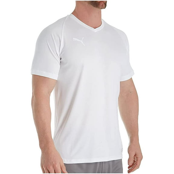 PUMA Mens LIGA Jersey Core - White - Small
