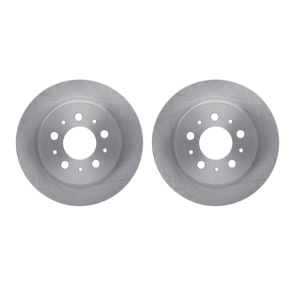 Dynamic Friction Company Rear Brake Rotors 6002-27014