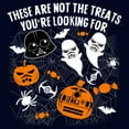 thumbnail image 2 of Men's Star Wars Halloween Not the Treats  Graphic Tee Navy Blue 3X Large, 2 of 5