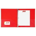 thumbnail image 2 of JAM Paper & Envelope Plastic Binder, 11.5 x 10.25 x 1/2 in, Red, 1 Pack, 2 of 5