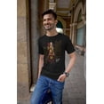 thumbnail image 2 of Karmen Petrovic Vertical Black T-shirt, 2 of 4