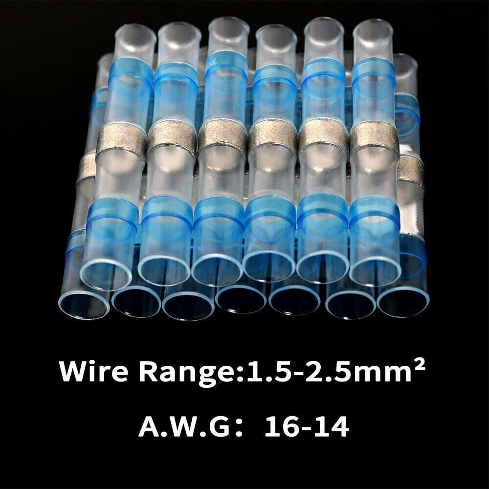 1000x Blue Heat Shrink Wire Connector Terminal Waterproof Solder Seal Sleeve