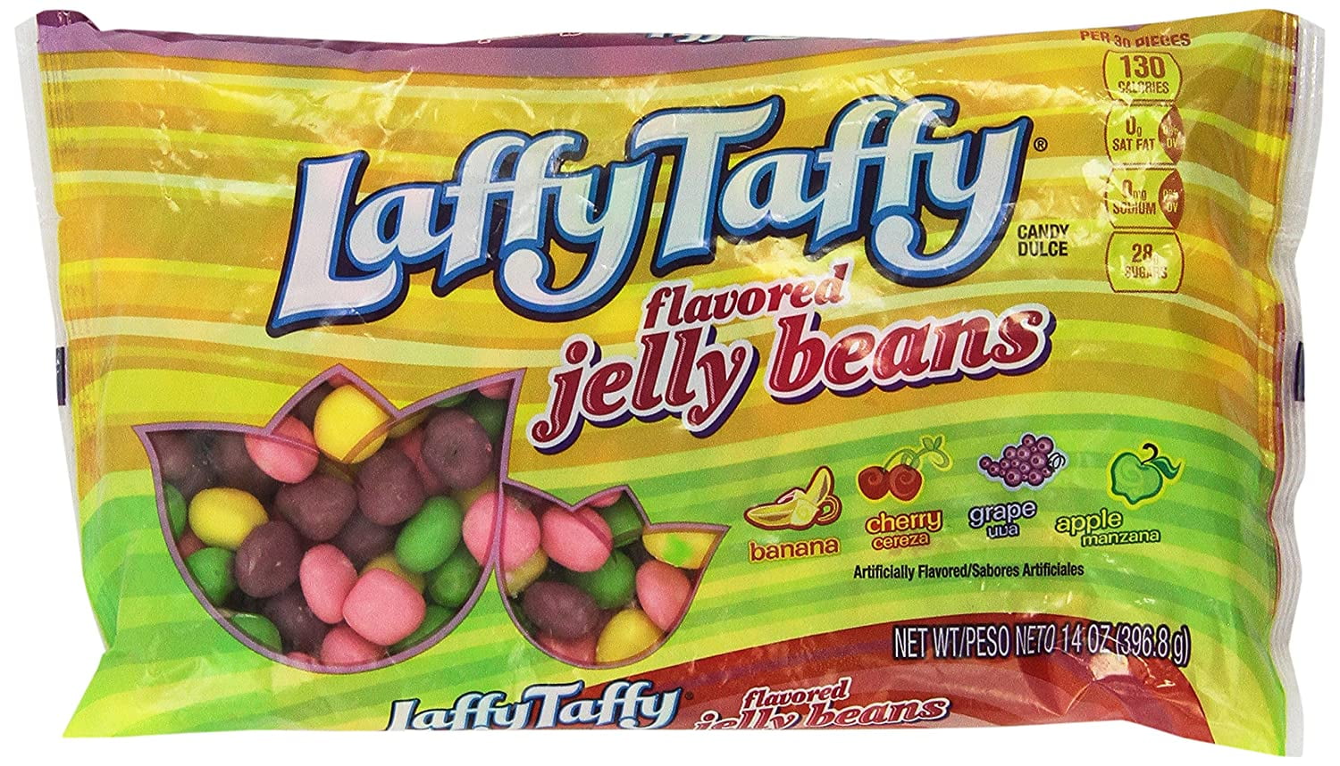 Wonka Laffy Taffy Jelly Beans 14 Oz. Bags(pack of 2 Bags)