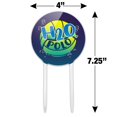 thumbnail image 2 of Acrylic Water Polo Ball H2O Cake Topper Party Decoration for Wedding Anniversary Birthday Graduation, 2 of 6