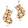 thumbnail image 3 of Salouo Autumn Woodland Characters Print Christmas Stockings,Large Xmas Stocking Set of 1 Holiday and Farmhouse Stocking for Christmas Holiday Party Decoration(17.7*11 Inch), 3 of 7