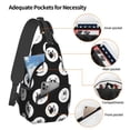 thumbnail image 3 of Crossbody Bags for Women Men - Cute French Bulldog Funny Casual Sling Bag Backpack Trendy Chest Bag for Travel Sports Gym Running Hiking, 3 of 7