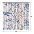 thumbnail image 5 of Multicolor Abstract Floral and Leaf Pattern Shower Curtain 72"x72" ,Bathroom Decorative Shower Curtains Set with 12 Hooks,Modern Waterproof Washable Shower Curtain, 5 of 6