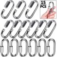 thumbnail image 1 of Mosquetón Quick Link Lsqurel 304 de acero inoxidable M6 270 kg, 1 of 7