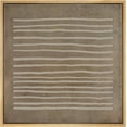 thumbnail image 3 of PixonSign Framed Canvas Wall Art Geometric Grunge Dark Line Art Minimal Pattern Print Abstract Fine Art Decorative Artwork Relax/Zen Nordic for Living Room, Bedroom, Office - 24"x24" Natural, 3 of 5