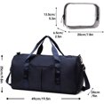 thumbnail image 5 of Petit Sac de Sport pour Femmes avec Compartiment pour Chaussures à Poche Mouillée Sac de Voyage Fourre-Tout Sac de Cabine Sac de Nuit Sac de Fin de Semaine pour Femmes, 5 of 5