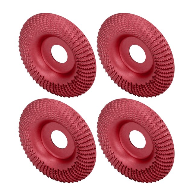 Woodworking Grinding Wheel, 4 Pcs Wood Carving Disc Set Angle Grinder Disc Set Grinder Wheel Disc for Woodworking, Grinding Discs