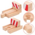 thumbnail image 1 of Minkissy Assembled Train Track Train Track Model for Children Motor Skills Development 2pcs, 1 of 4
