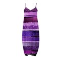 thumbnail image 5 of Lenago Robes Formelles Grande Taille pour Femmes Mode Été Sexy Bretelles Taille Mi-Haute Col en V Sans Manches Imprimé Slim Fête Plage Longue Robe Été Plage Robes en Solde, 5 of 5