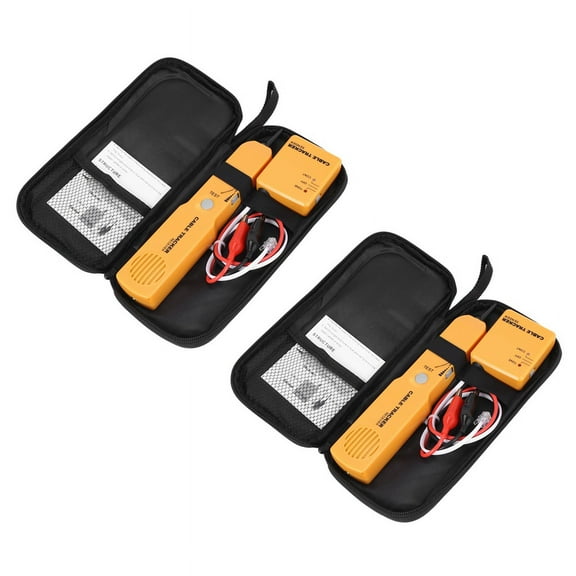2X Cable Finder Tone Generator Probe Tracker Wire Network Tester Kit