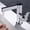 A Chrome, variant on White Black Gold Brass Intelligent LED Digital Temperature Basin Faucet Mixer Hydropower Sink Water Taps Bathroom Accessories