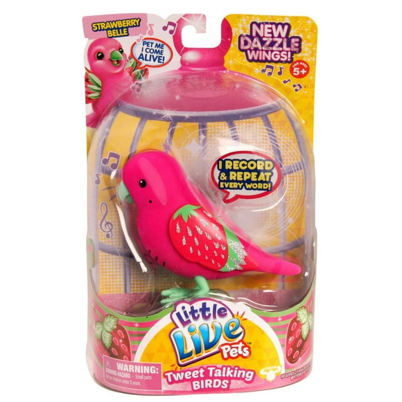 Little Live Pets Tweet Talking Birds Strawberry Belle Toy