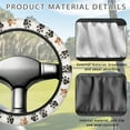 thumbnail image 4 of ZUXONGSY Paw Pattern Golf Cart Steering Wheel Covers Soft Steering Wheel Protector Good Texture Nice Look Auto Accessories Universal Car Wheel Cover Club Car Golf Cart Interior Decor for Pet Lover, 4 of 7