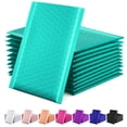 thumbnail image 1 of Bubble Mailers GSSUSA, acolchado, color verde azulado, 10 x 20 cm, 50 unidades, 1 of 9