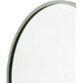 thumbnail image 3 of Better Bevel 36” x 36” Sage Green Rubber Framed Mirror | Round Bathroom Wall Mirror, 3 of 11