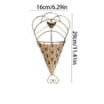 thumbnail image 3 of Panier Suspendu en Fer pour Fleurs, Jardinière Murale pour Plante d'Intérieur et d'Extérieur, 3 of 6
