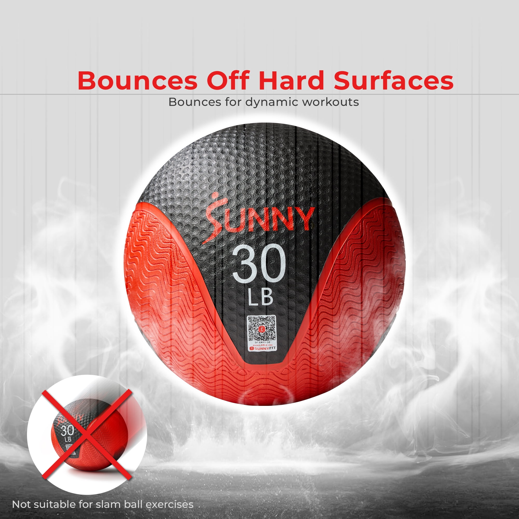 Sunny Health & Fitness Medicine Ball 8LBS - SF-EB03-8