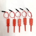 thumbnail image 3 of Piezas Ganchos de prueba Clips Clip de prueba Color rojo para analizadores lógicos, 3 of 8
