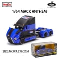 thumbnail image 4 of Maisto 1:64 International Mercedes-Benz MACK Anthem Trailer model simulation car model alloy car toy male collection gift, 4 of 10