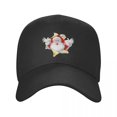 thumbnail image 2 of Gorra de béisbol de Papá Noel para hombres y mujeres, gorro ajustable personalizado, patrón de Navidad, lindo, fresco, Verano, 2 of 4