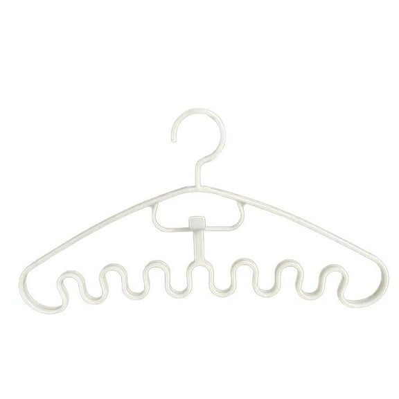 Lingerie Suspenders Scarf Wavy Hanger, Pattern Hanger Multifunctional Sorcery Pattern Stackable Hanger 8 Slots Non Slip Stackable Savers Closet Organization Hangers for Bra Top Camisole