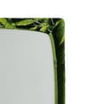 thumbnail image 2 of Ambesonne Forest Fitted Sheet, Wild Leaves and Calm Water, Full Size, Apple Green and Magenta, 2 of 2