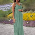 thumbnail image 4 of GILIGEGE Baggy Overalls for Women Loose Fit Wide Leg Jumpsuits with Pockets Casual Oversized Rompers Long Cargo Pants 2025 Overalls for Casual Sleeveless Suspender Jumpsuits V Neck Loose Rompers, 4 of 6