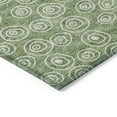 thumbnail image 4 of Addison Rugs Chantille Indoor/Outdoor Transitional Circles Green Washable Rectangle Rug, 5' x 7'6", 4 of 6