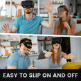 thumbnail image 6 of Eye Mask For Meta Oculus Quest 2 Sweat Band VR Glasses Cover Breathable Virtual Reality Headset For Quest 2 Accessories Purple, 6 of 6