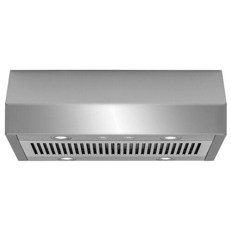 Frigidaire Professional FHWC3050RS 30 inch Under Cabinet Hood with 400 CFM; 75 dBA; 4 PowerBright LED Lights; Push Button Controls and Dishwasher Safe Filters; in Stainless Steel