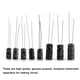 thumbnail image 4 of Kit de condensadores, condensador electrolítico de 500 piezas, 24 valores, microcondensadores radiales de aluminio, 16 V-50 V, 0,1 uF, 1000 uF para aplicaciones electrónicas Ormromra YQ-1977, 4 of 8