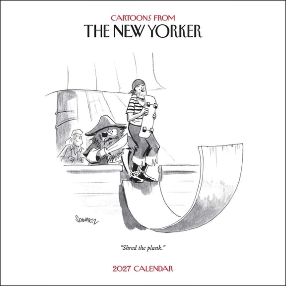 Cartoons from the New Yorker 2027 Wall Calendar, (Paperback)