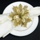 thumbnail image 1 of 6 uds decoración de mesa festiva Navidad anillo para servilleta con forma de flor tela servilleta con forma de flor botón boca anillo de tela anillo para servilleta, 1 of 2