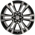 thumbnail image 2 of New 24 Inch Aluminum Wheel for 99-18 GMC Sierra Black Machined Rim, 2 of 6